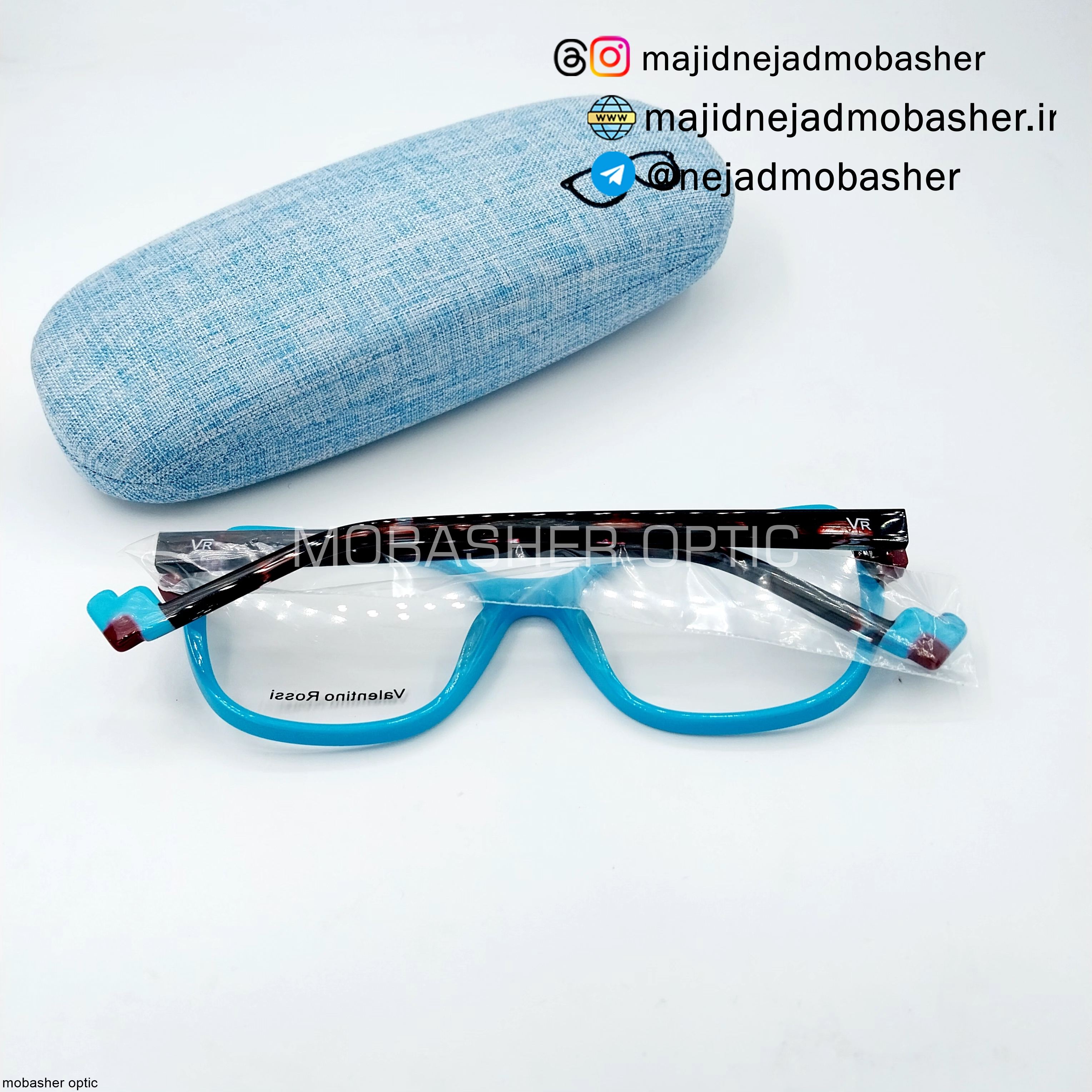 عینک طبی زنانه و تینیجر مارک ولنتینو روسی