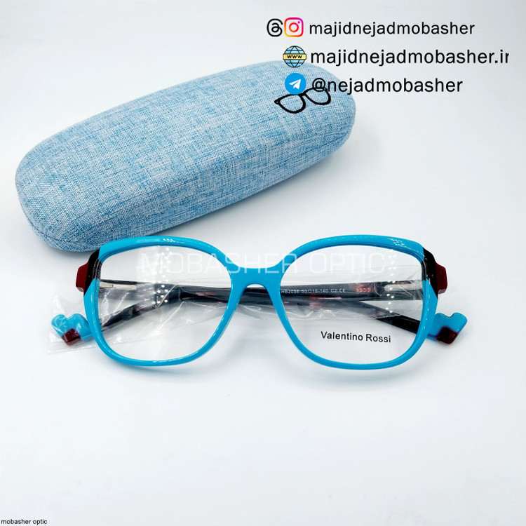 عینک طبی زنانه و تینیجر مارک ولنتینو روسی