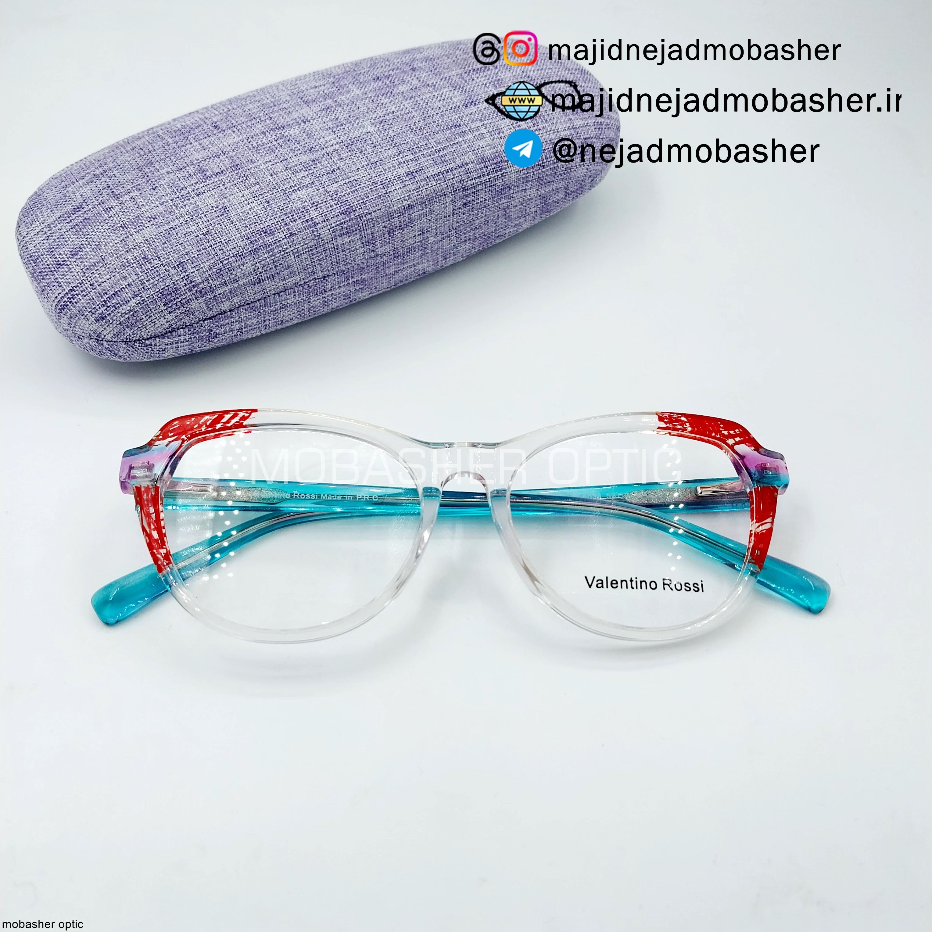 عینک طبی زنانه و دخترانه مارک ولنتینو روسی