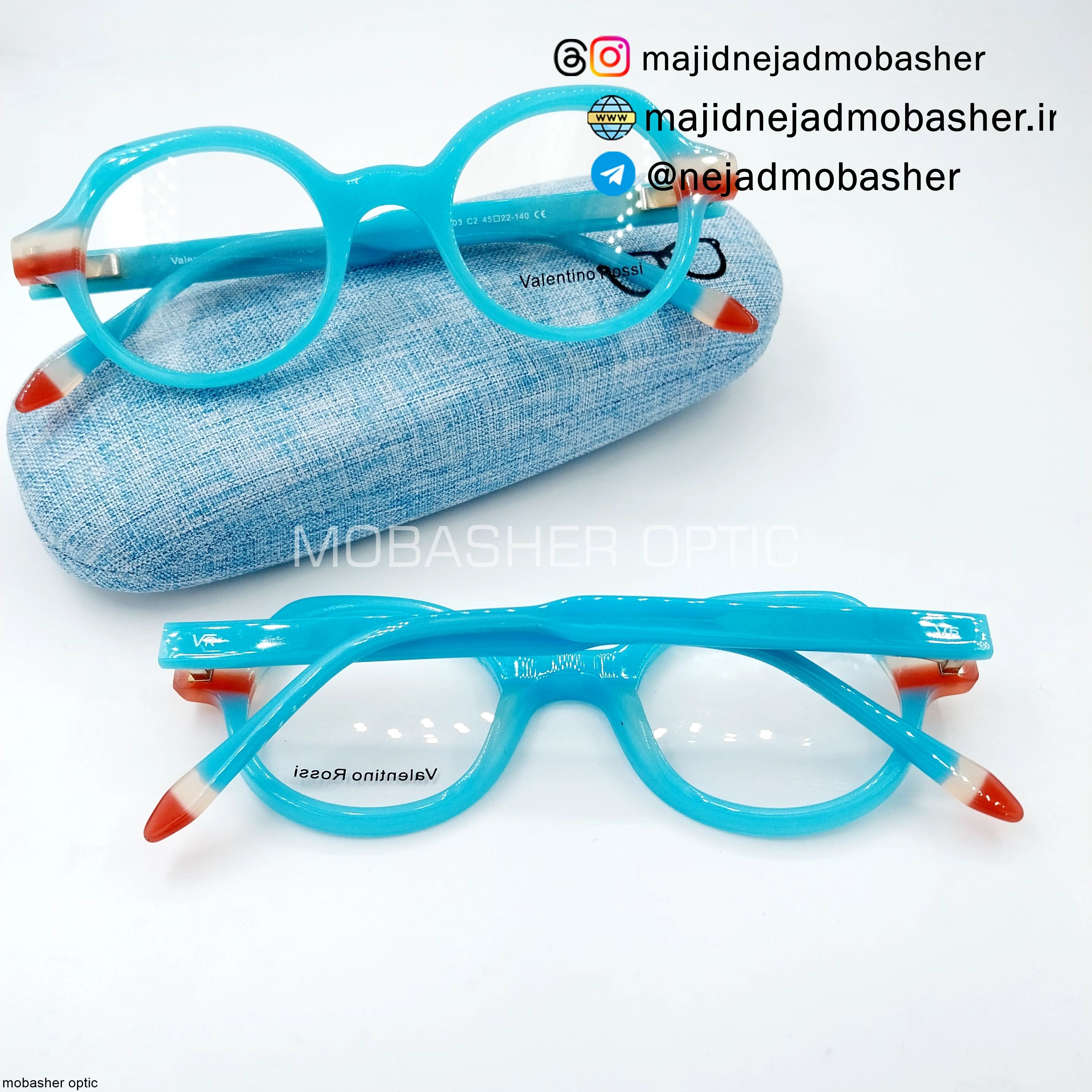 عینک طبی زنانه و دخترانه مارک ولنتینو روسی