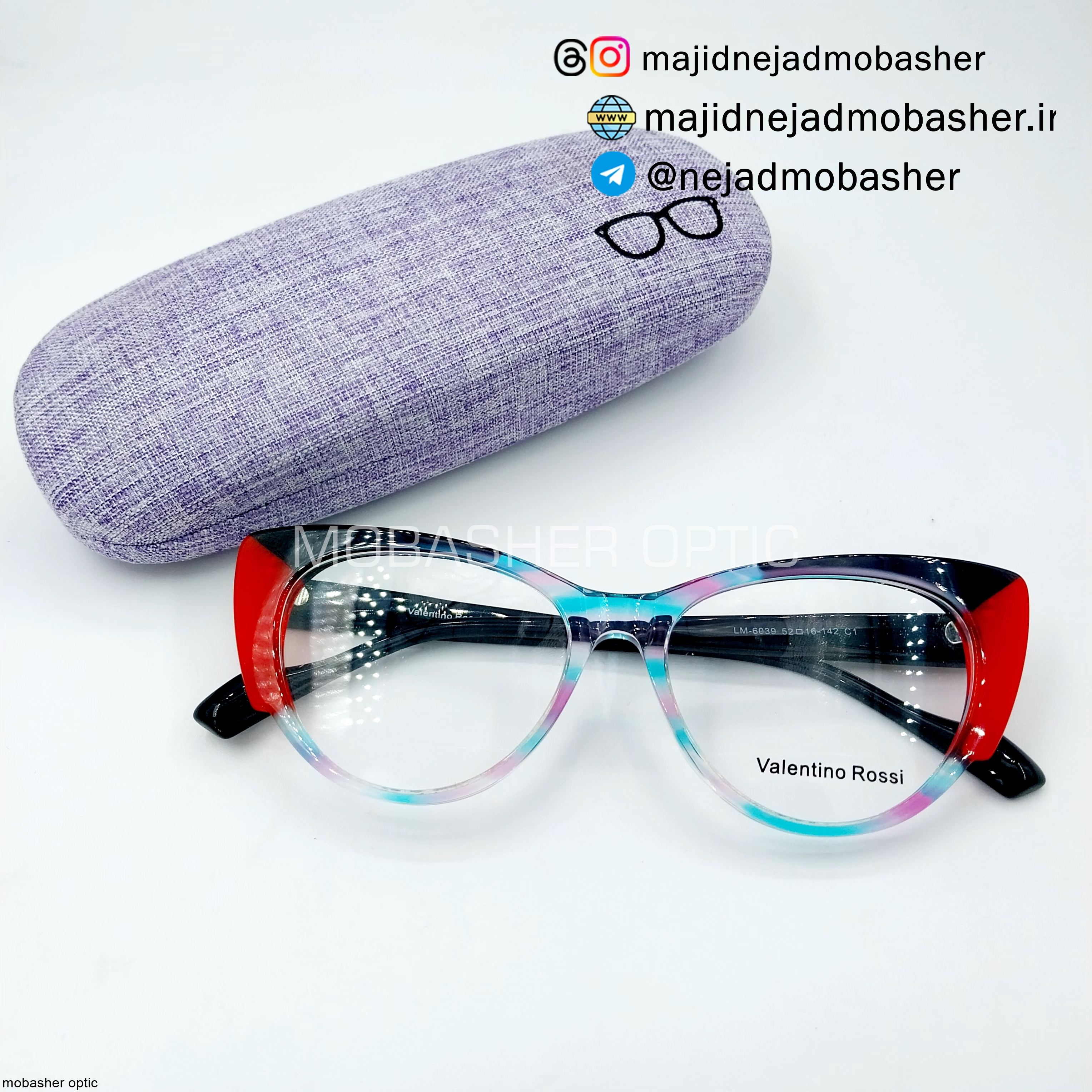 عینک طبی مارک ولنتینو روسی مناسب بانوان