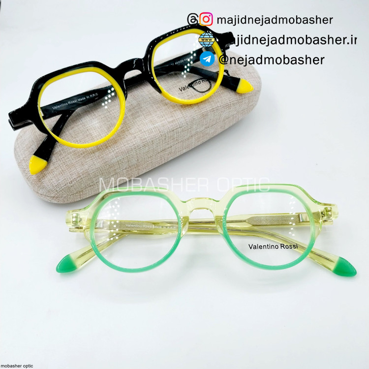 عینک طبی زنانه و تینیجر مارک ولنتینو روسی