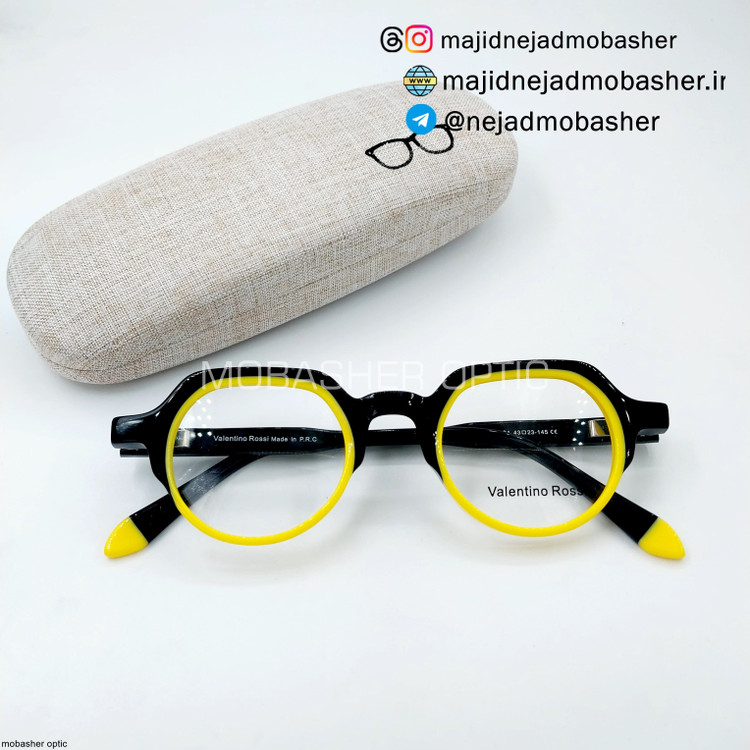 عینک طبی زنانه و تینیجر مارک ولنتینو روسی
