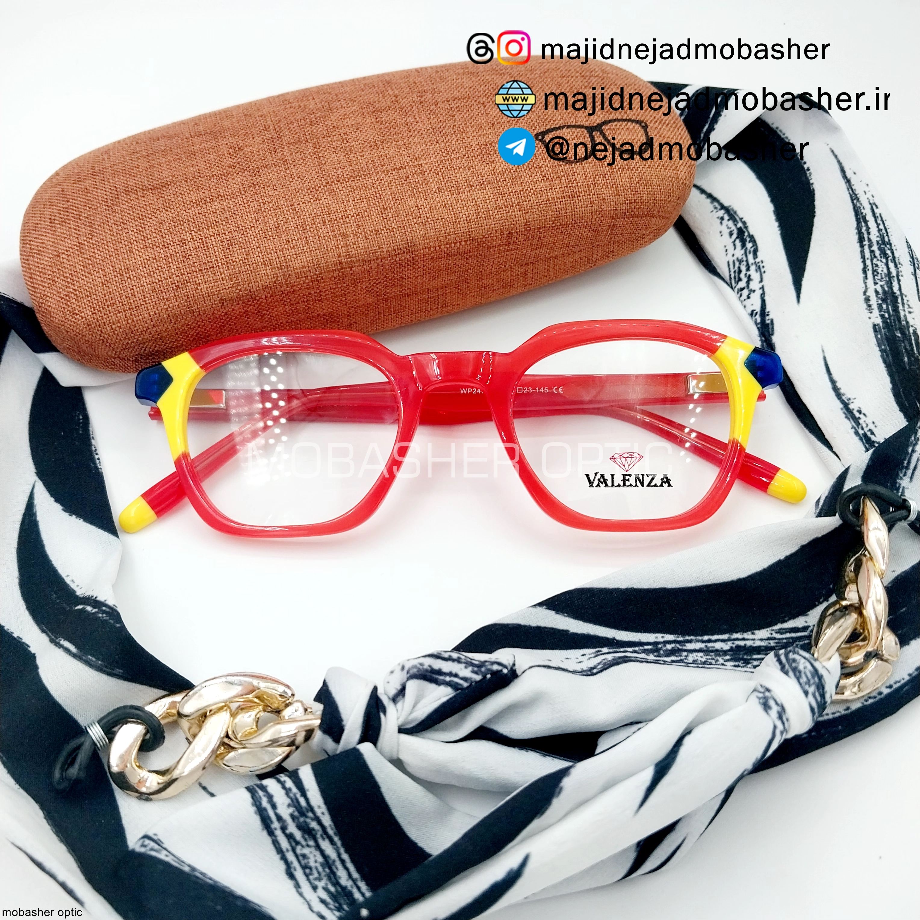 عینک طبی زنانه و تینیجر مارک والنزا
