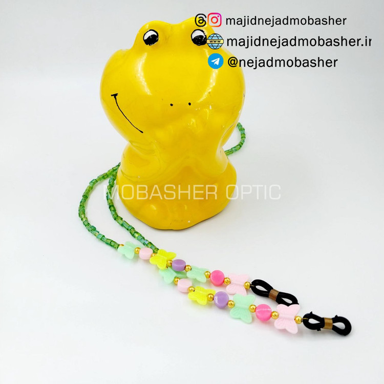 بند عینک طبی طرح پروانه