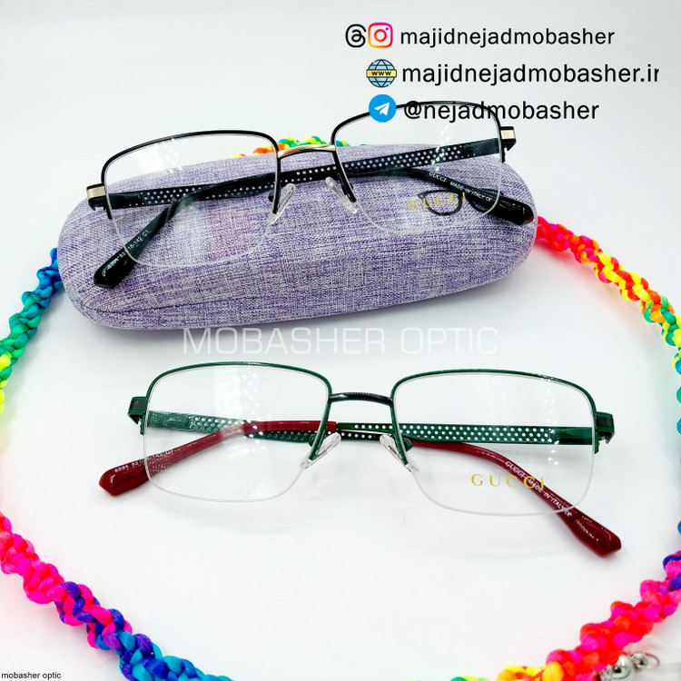 عینک طبی مردانه مارک گوچی