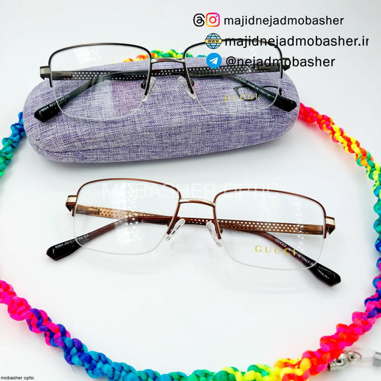 عینک طبی مردانه مارک گوچی