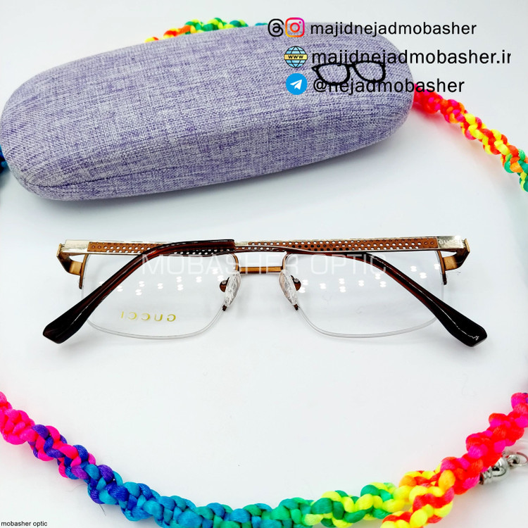 عینک طبی مردانه مارک گوچی