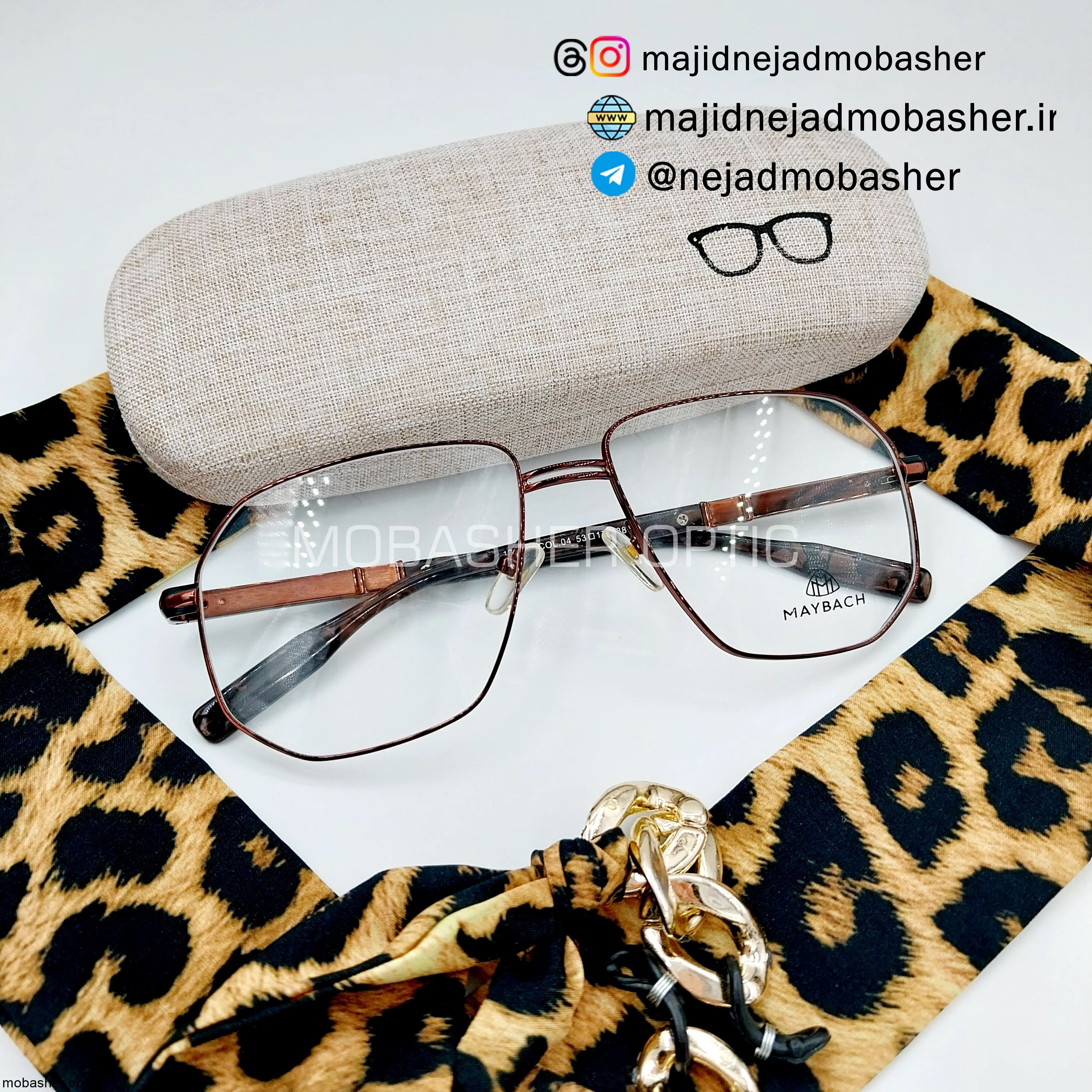 عینک طبی مردانه مارک میباخ