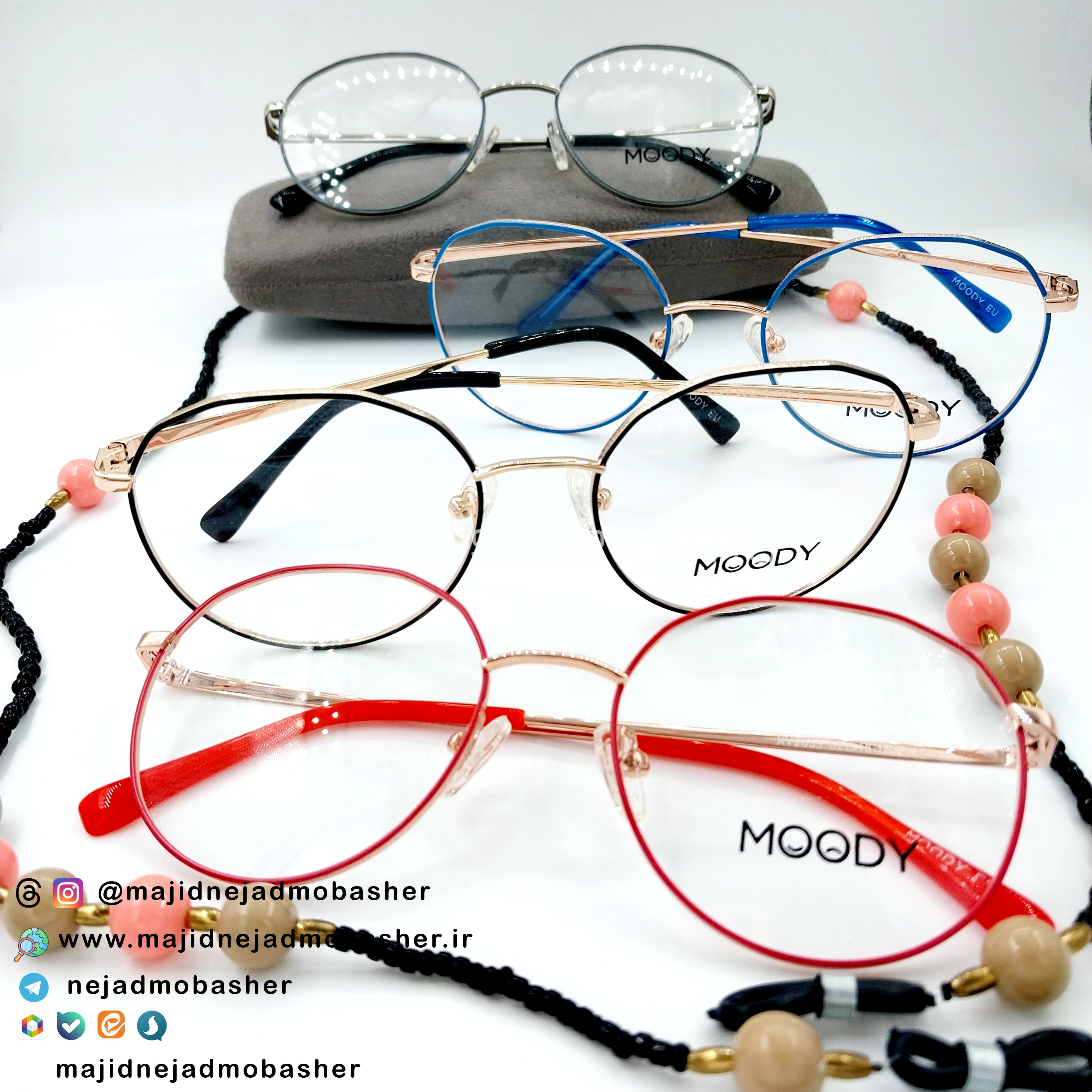عینک طبی زنانه و دخترانه مارک مودی کد XY2033